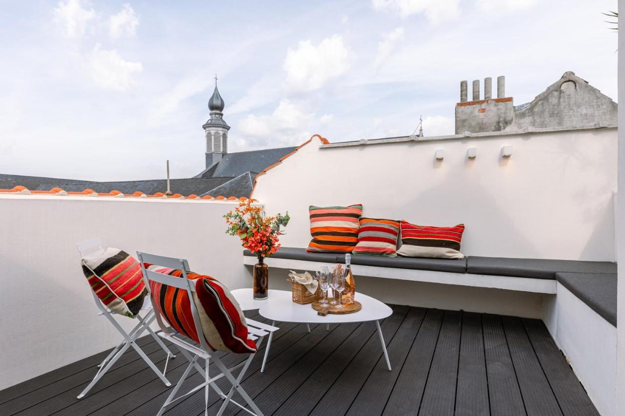 Duplex-Apartment With Terrace On Top Location In Гент Екстериор снимка