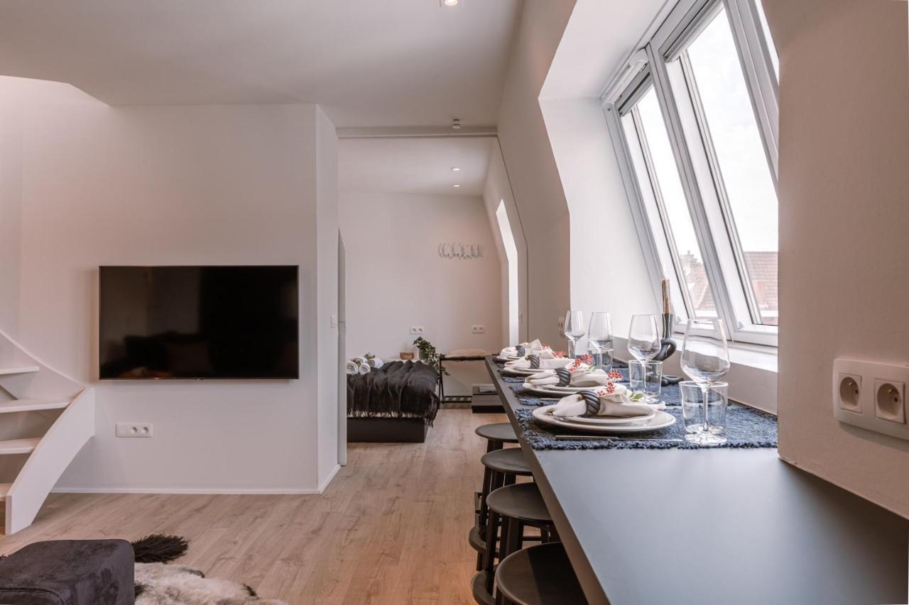 Duplex-Apartment With Terrace On Top Location In Гент Екстериор снимка