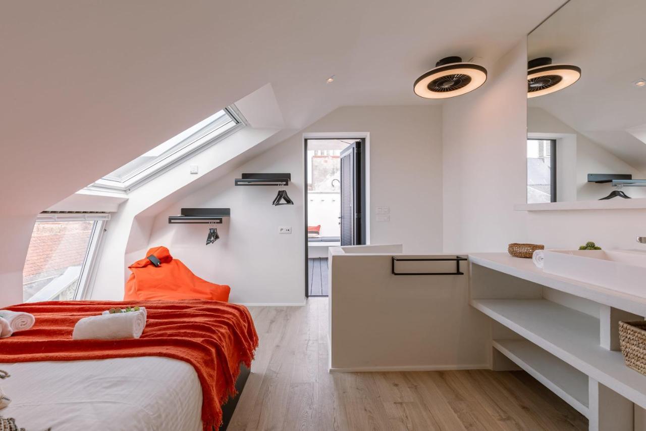 Duplex-Apartment With Terrace On Top Location In Гент Екстериор снимка