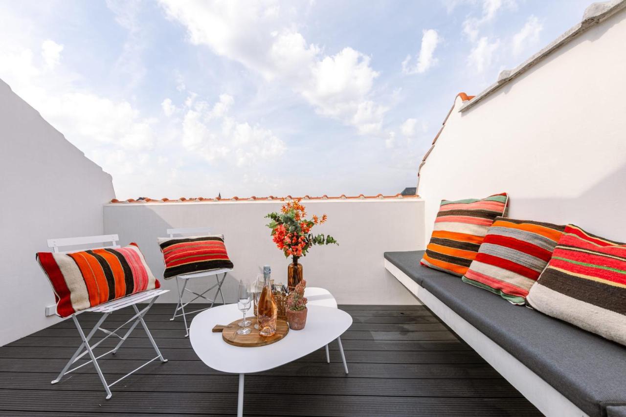 Duplex-Apartment With Terrace On Top Location In Гент Екстериор снимка