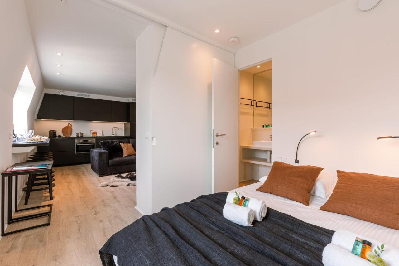 Duplex-Apartment With Terrace On Top Location In Гент Екстериор снимка