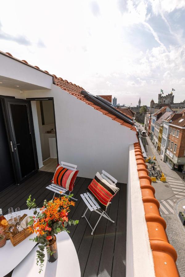 Duplex-Apartment With Terrace On Top Location In Гент Екстериор снимка